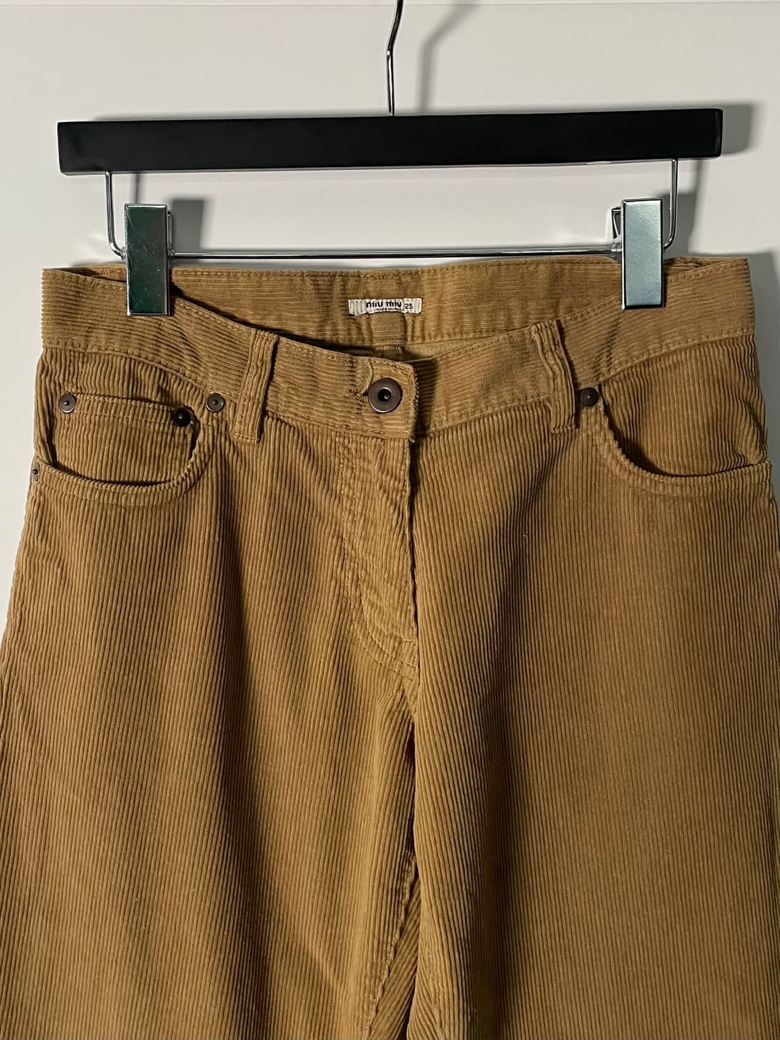 미우미우 우먼스 코듀로이 플레어진(onp.01)   상품이미지3