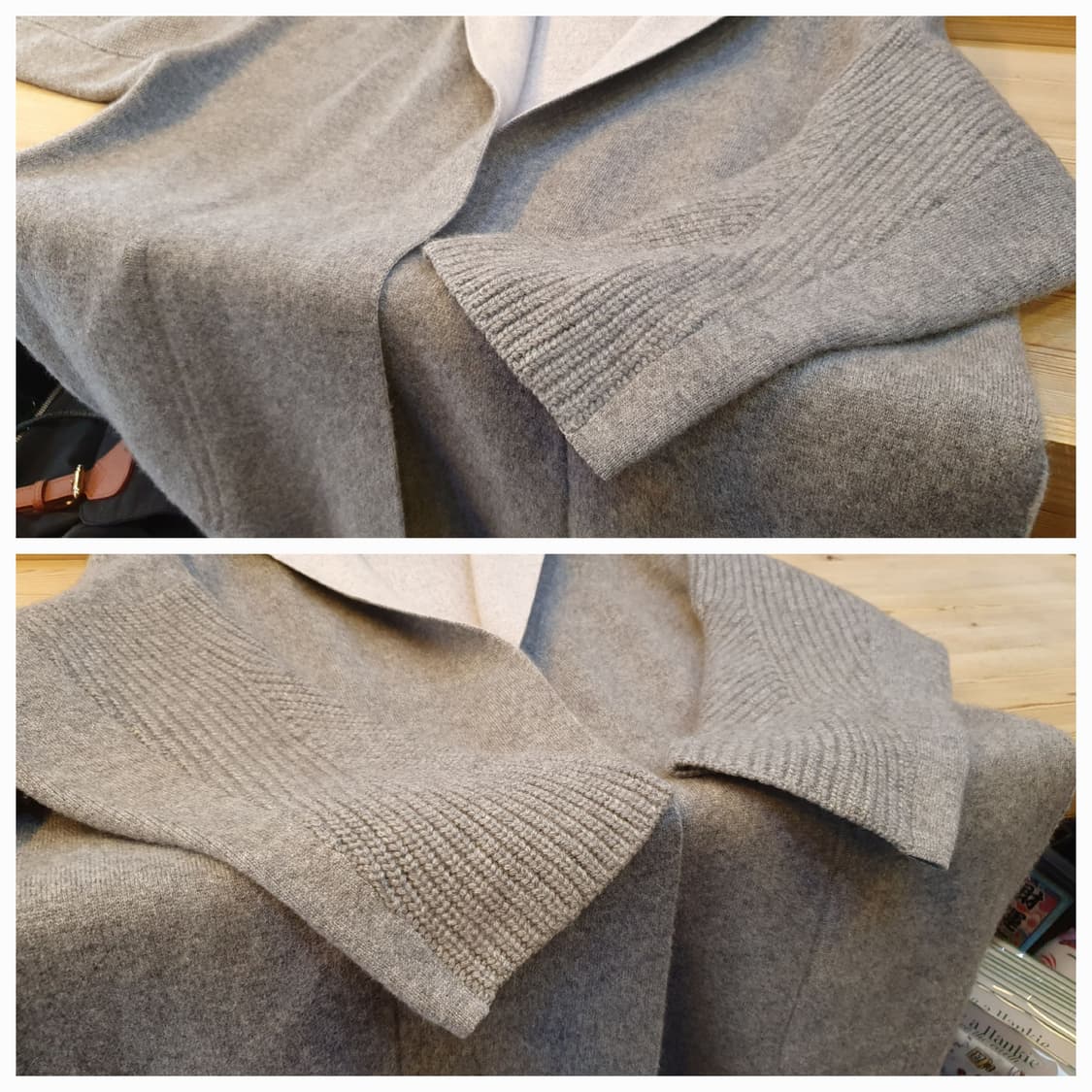 free.emcee 캐시미어 오픈 가디건 상품이미지5