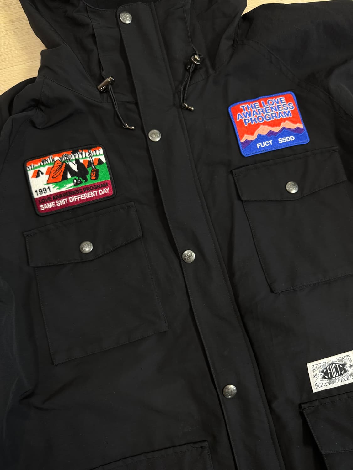 FUCT 퍽트 마운틴 파카 카켓 블랙 XL 상품이미지3