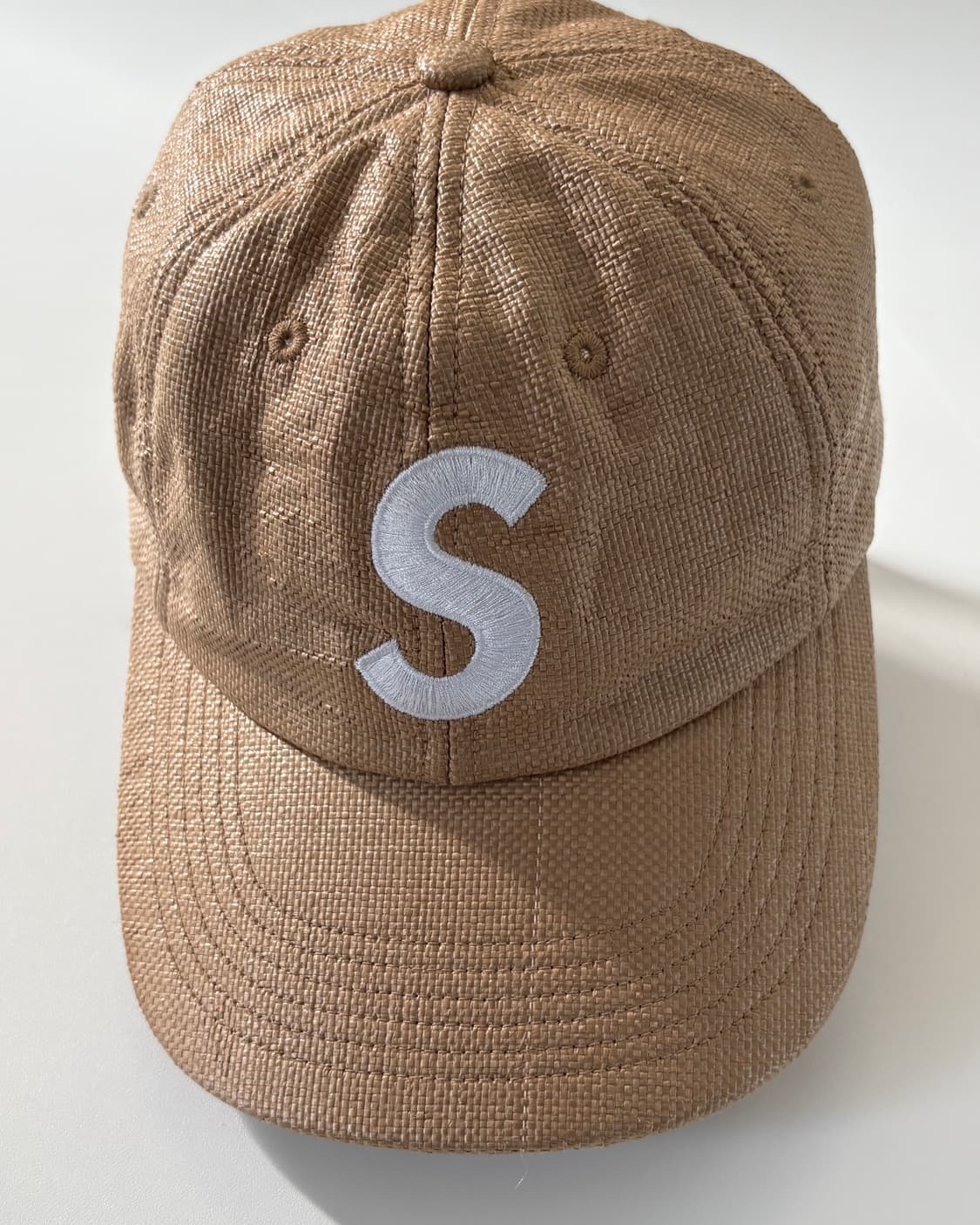 Supreme 슈프림 라피아 S로고 6-패널 볼캡  상품이미지3