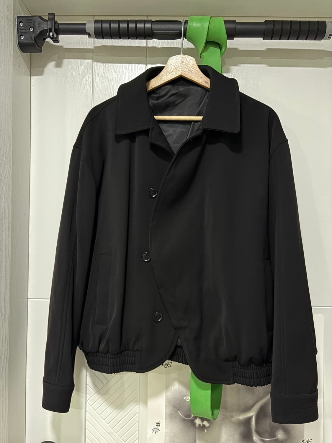 아이러니포르노 블랙 봄버 Ma-1 자켓 상품이미지1