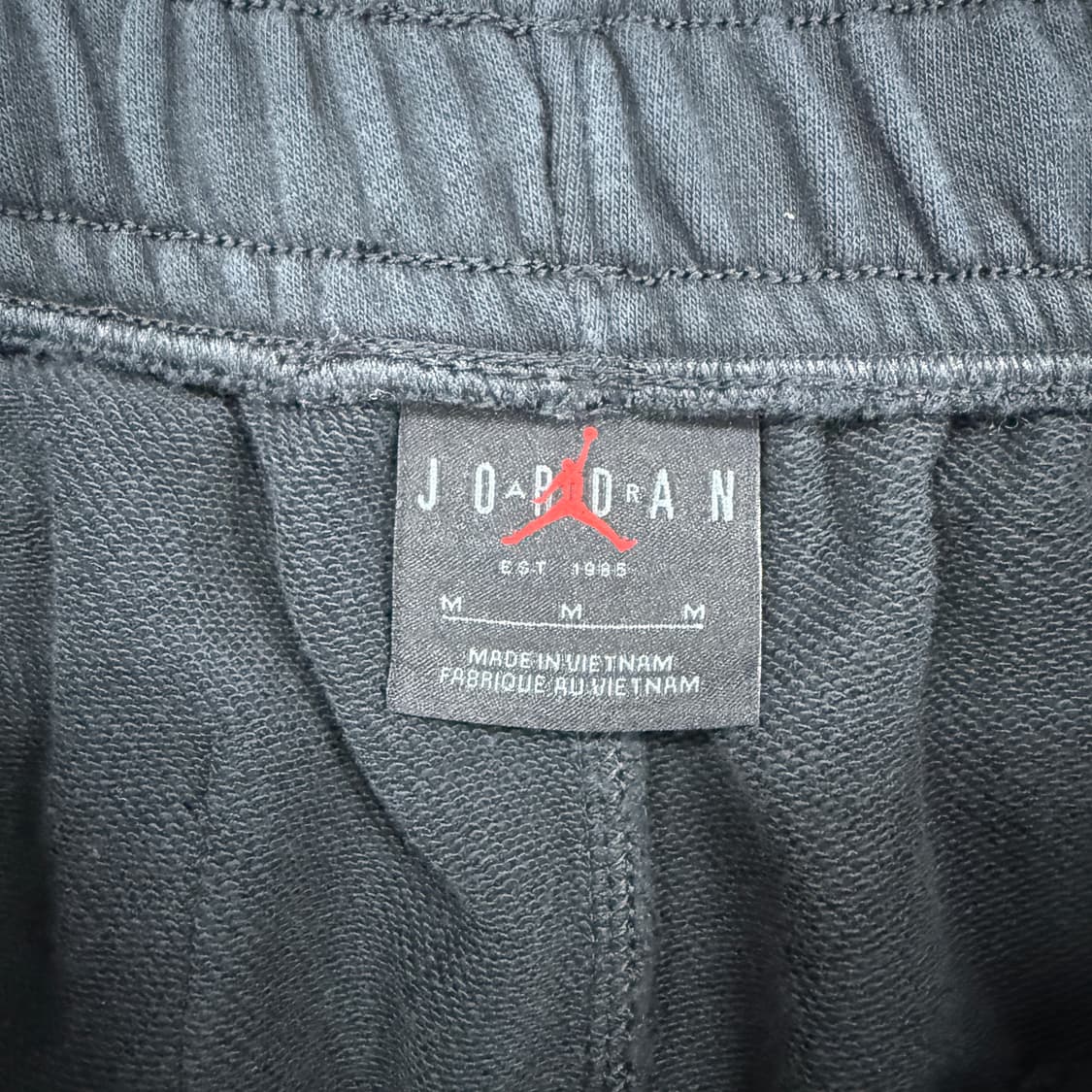 (M)나이키 Nike 조던 코튼 조거팬츠(블랙) 상품이미지2