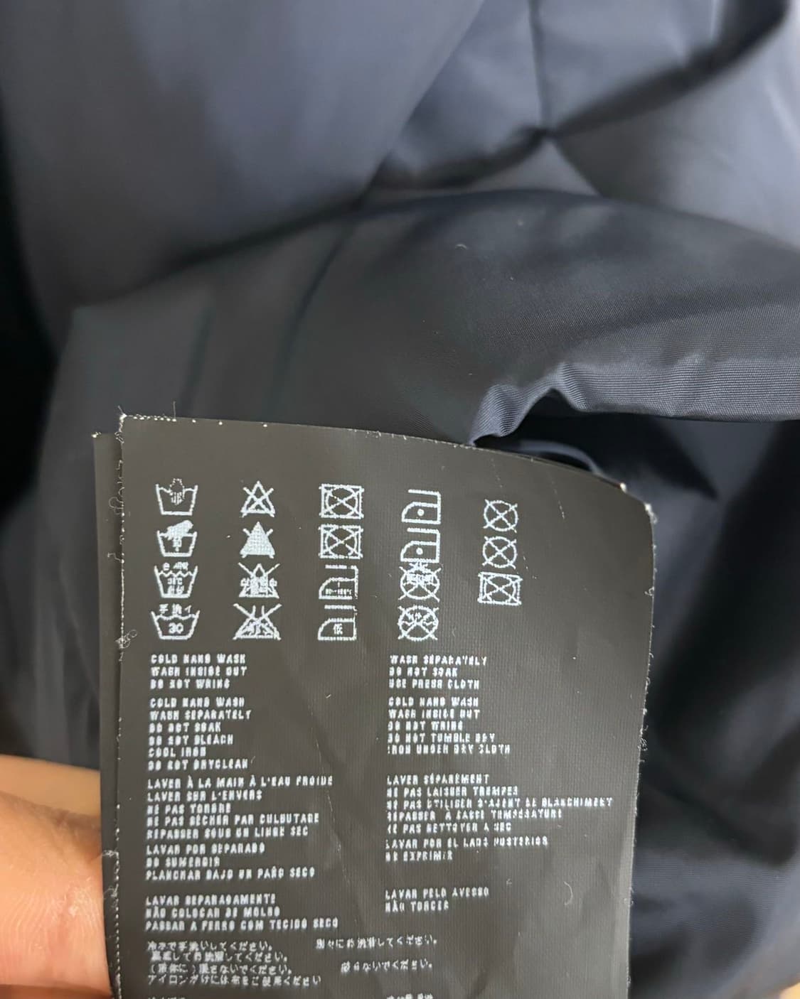 프라다 네이비 경량 패디드 블레이저 자켓 상품이미지8