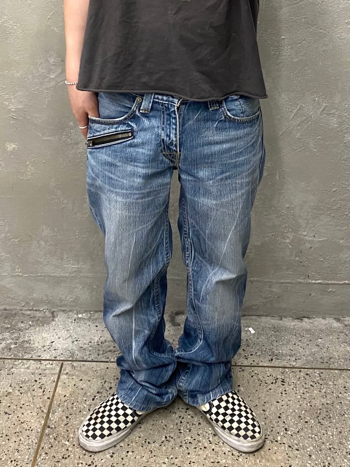 [30-31] 00s Levi's 502 리바이스 레귤러핏 바이커 데님 상품이미지10