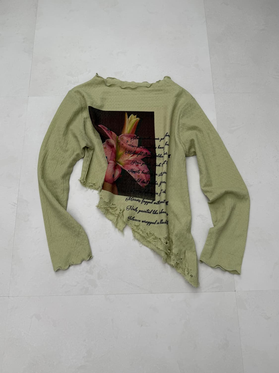 언발 컷아웃 플라워탑  상품이미지4