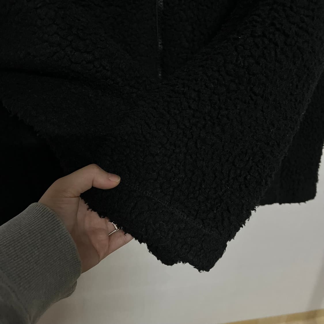 내셔널지오그래픽 블랙 후리스 집업 XL 상품이미지6