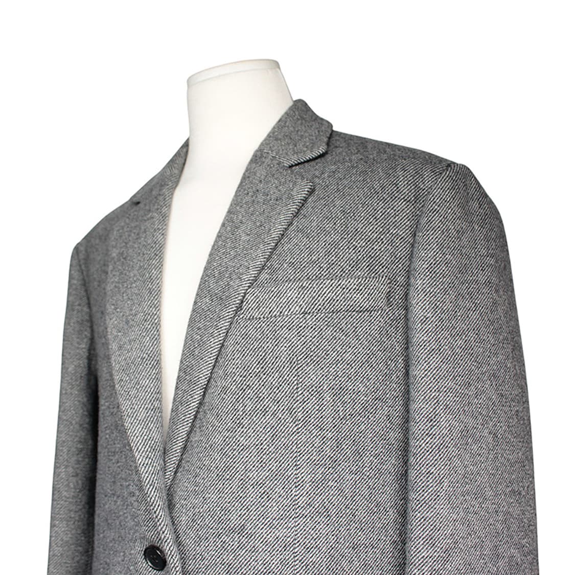 준지 그레이 울 혼방 남성 자켓 36 상품이미지4