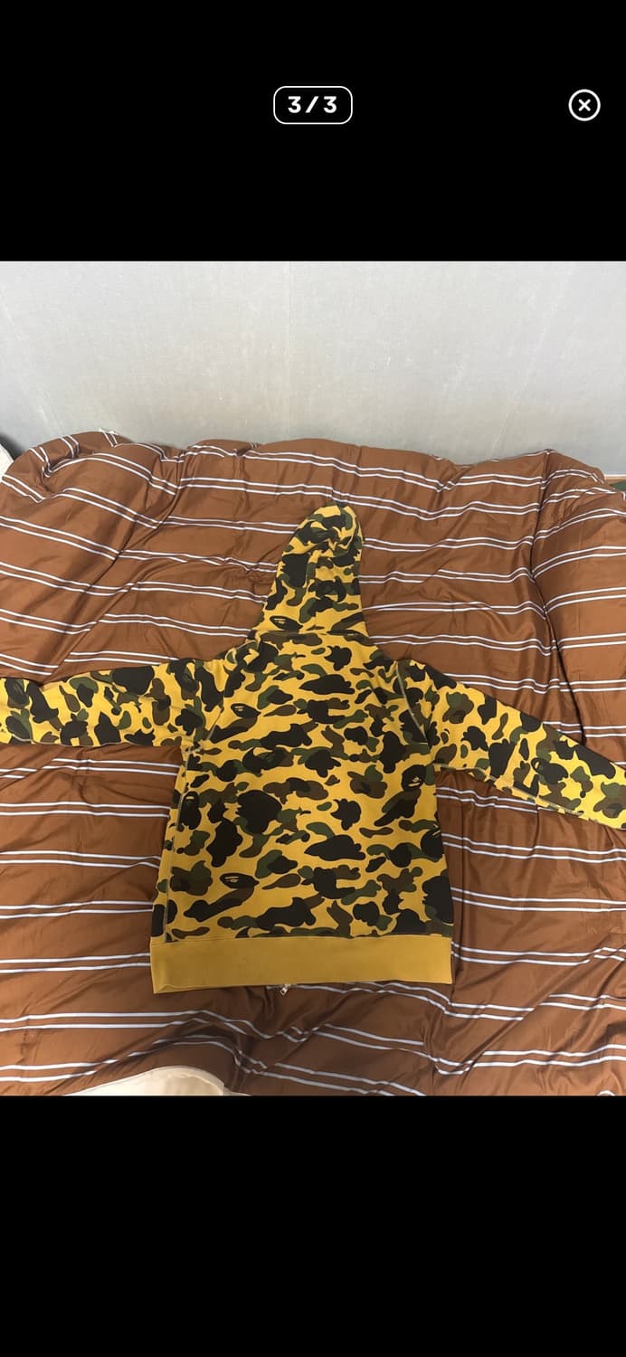 Bape 1st camo 베이프 황계 풀후드 집업 상품이미지3