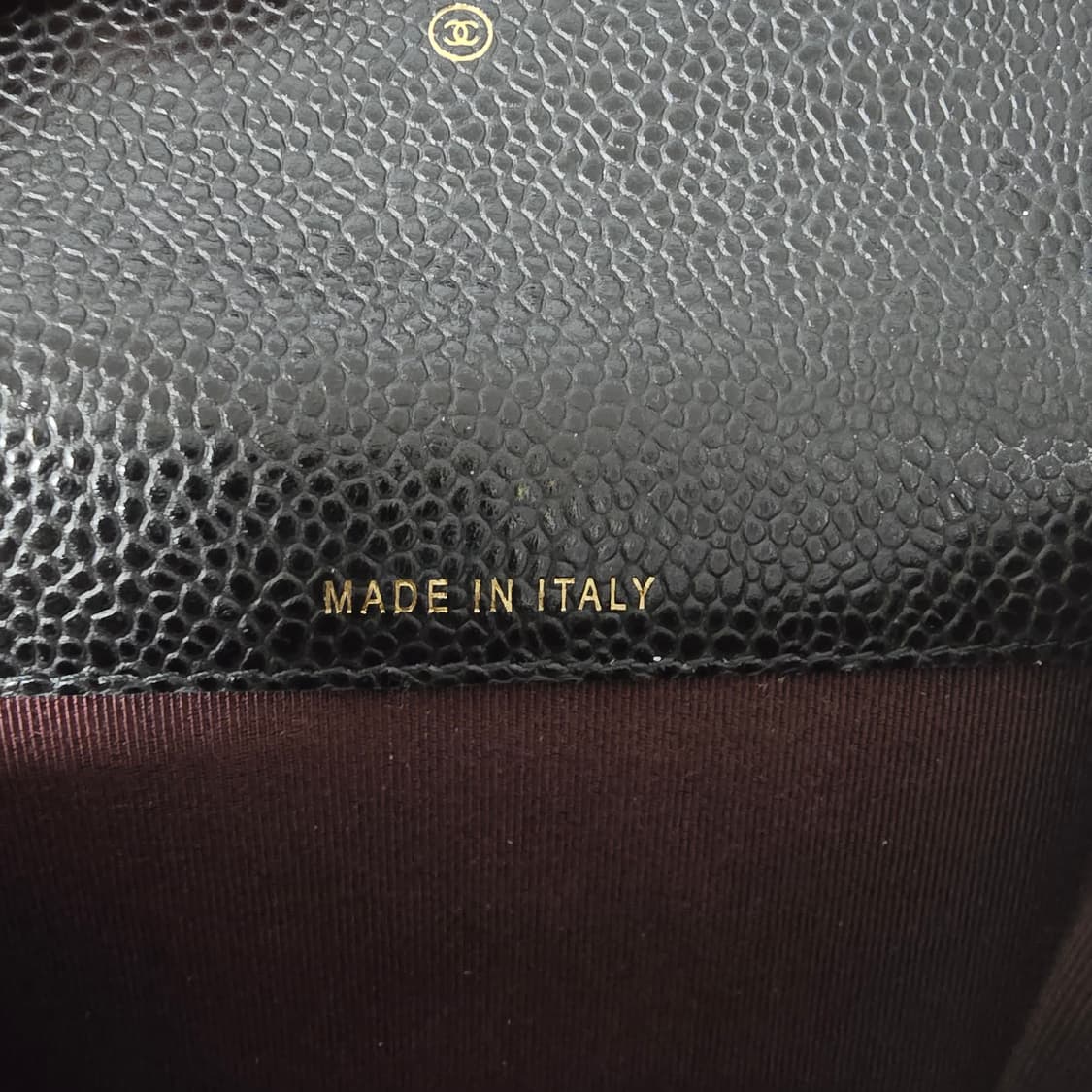 샤넬 카드지갑 캐비어 블랙 금장 상품이미지7