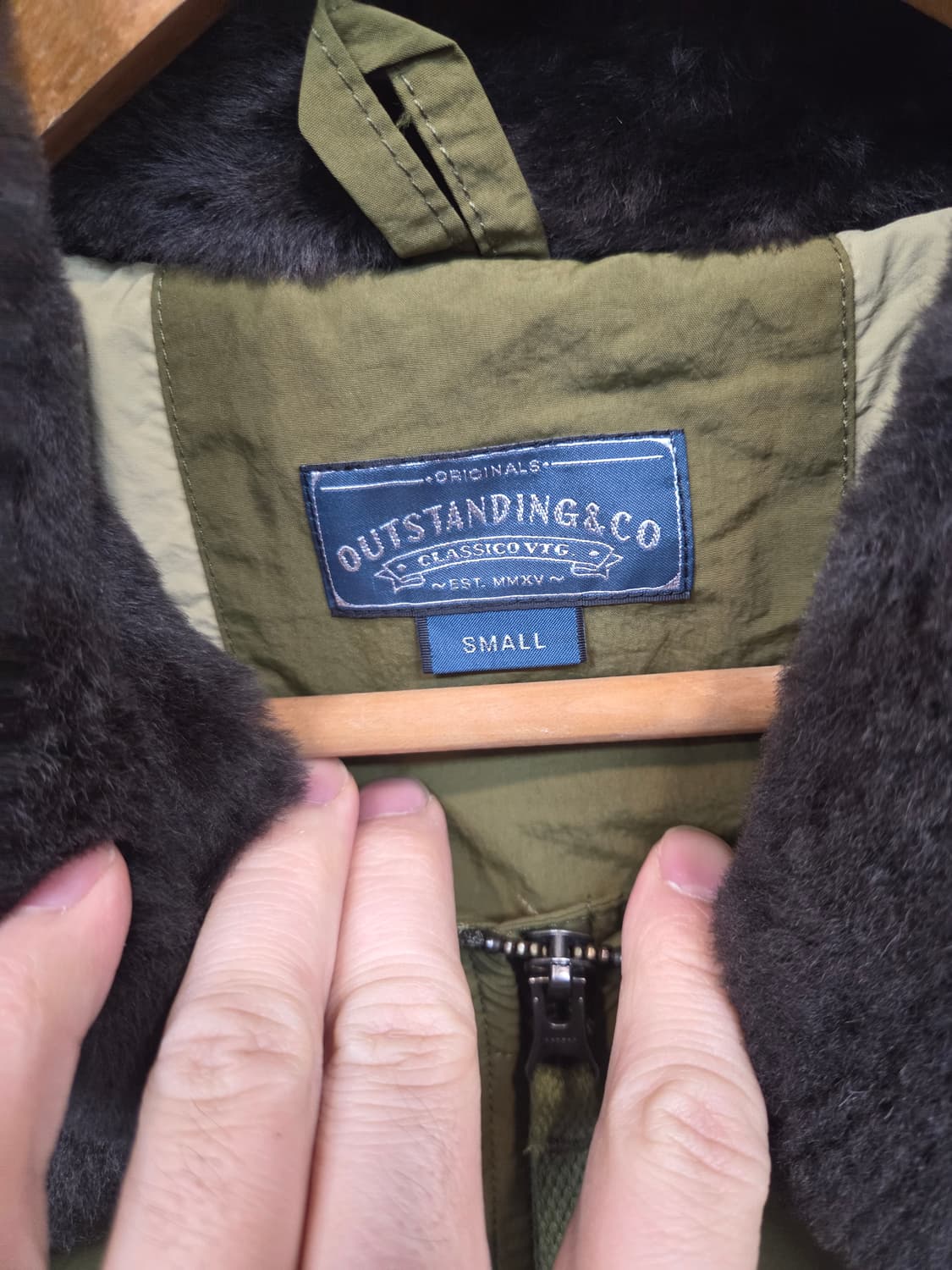 아웃스탠딩 구스다운 파카 패딩 s m L 상품이미지3