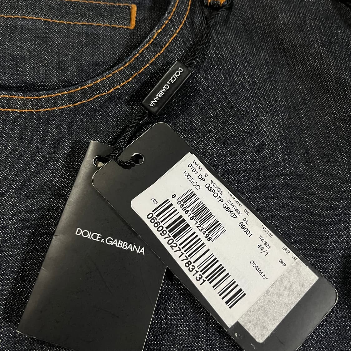 [29-30] (새상품) 돌체 가죽패치 생지데님 상품이미지7