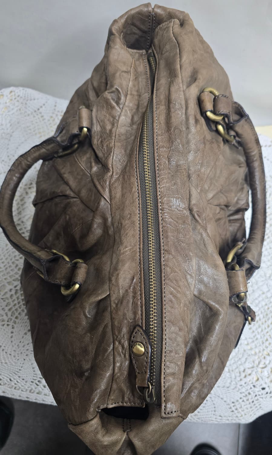 앤클라인 가죽 주름 토트백 상품이미지7