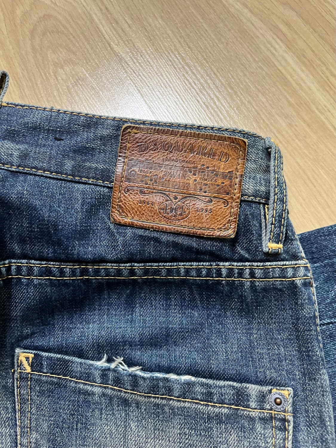 디스퀘어드2 워싱 데님 청바지44 -2종 상품이미지6