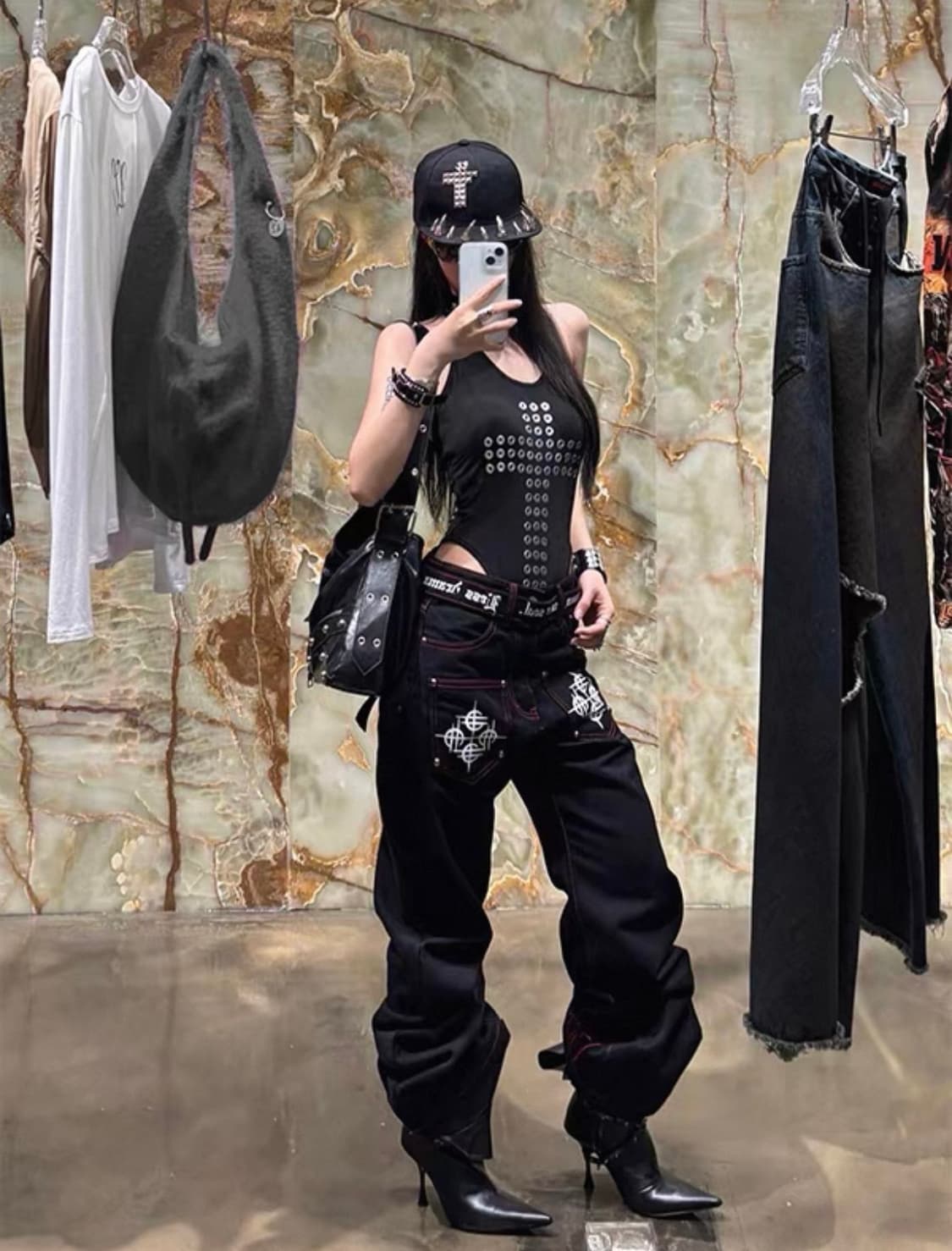 Opium Cross Layered Top 상품이미지3