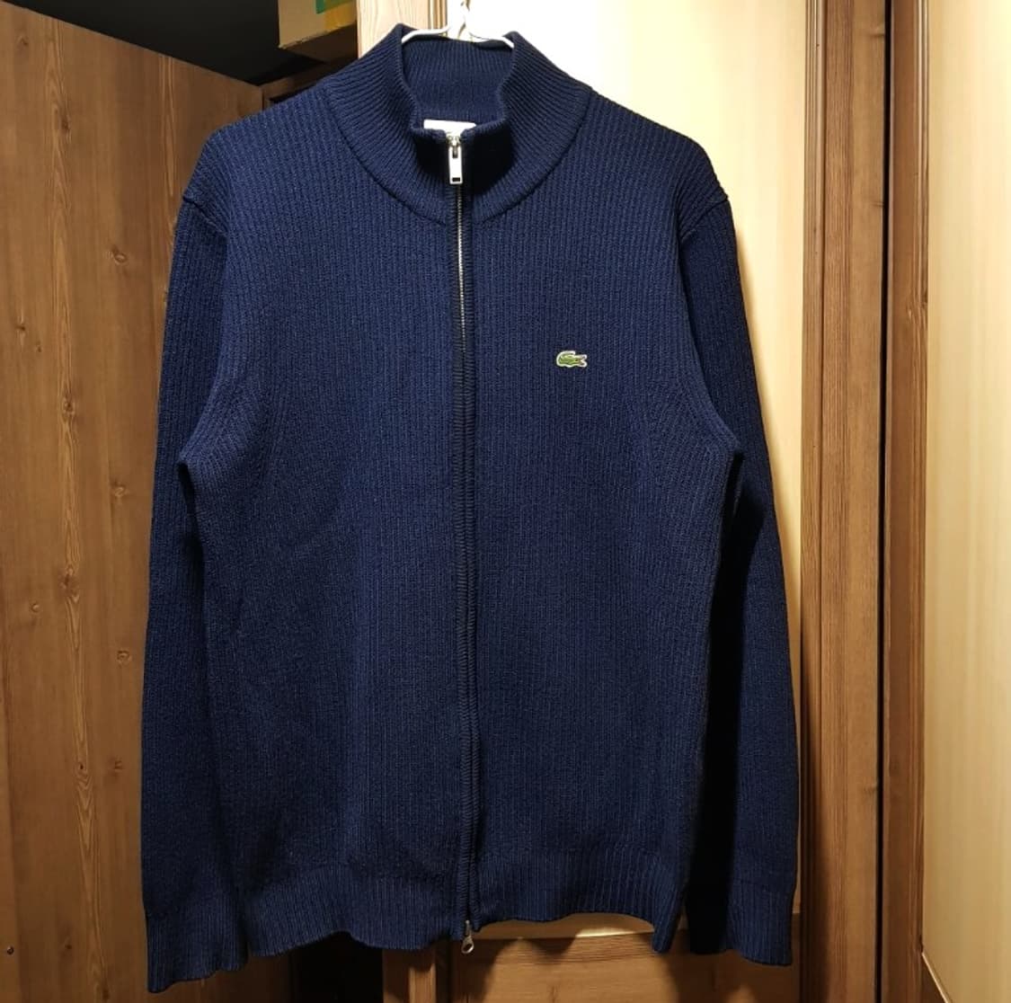 100 / 라코스테 / 풀집업 울니트 / 토316-옥/ 상품이미지6