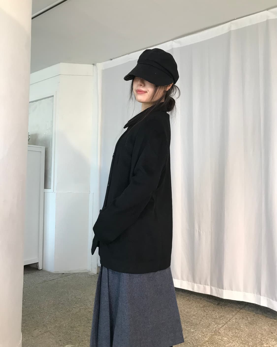 캐시미어  블랜드 더블 코트 상품이미지7