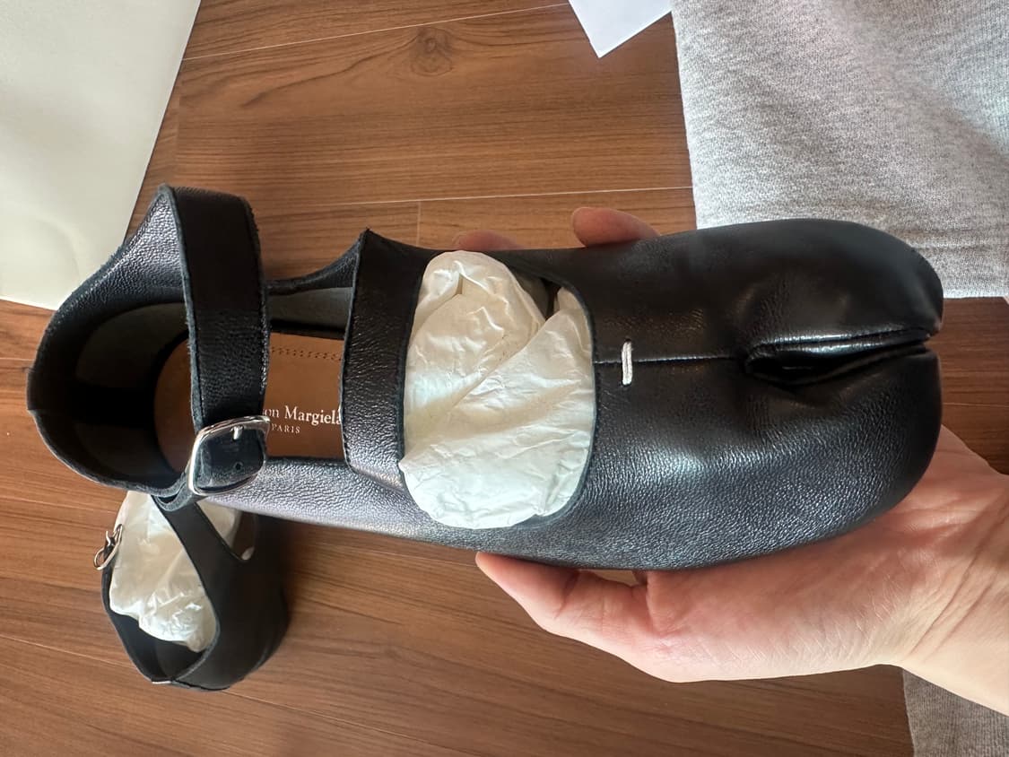 메종 마르지엘라 타비 메리제인 발레리나 블랙 36.5 풀구성 상품이미지5