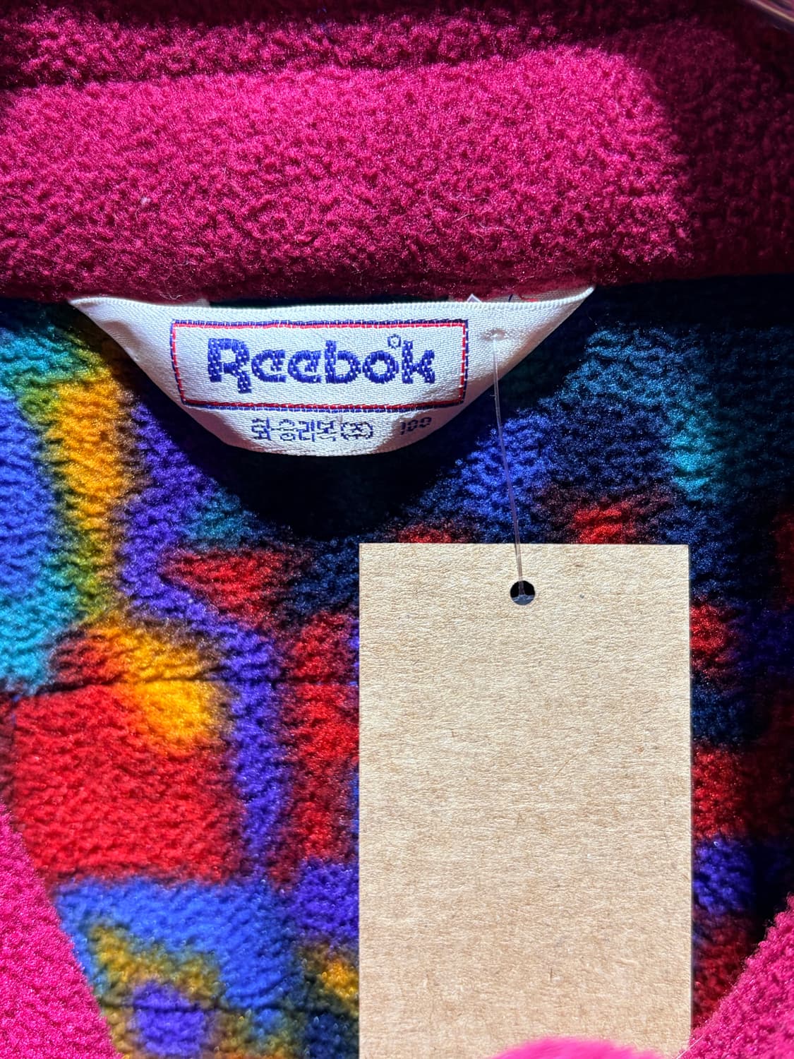 L 리복 90s 컬러 퍼즐 플리스 자켓 상품이미지6