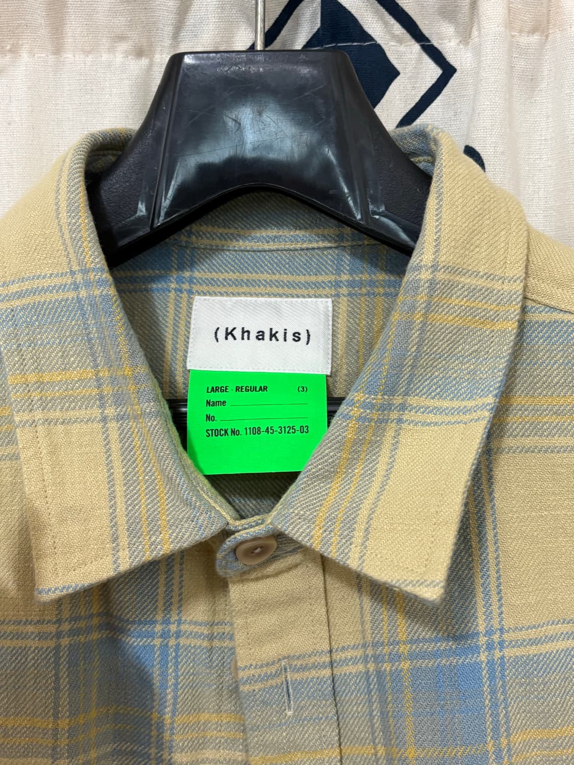 카키스 / 트러거 플래드 셔츠 크림 Trucker Plaid Shirt  상품이미지7