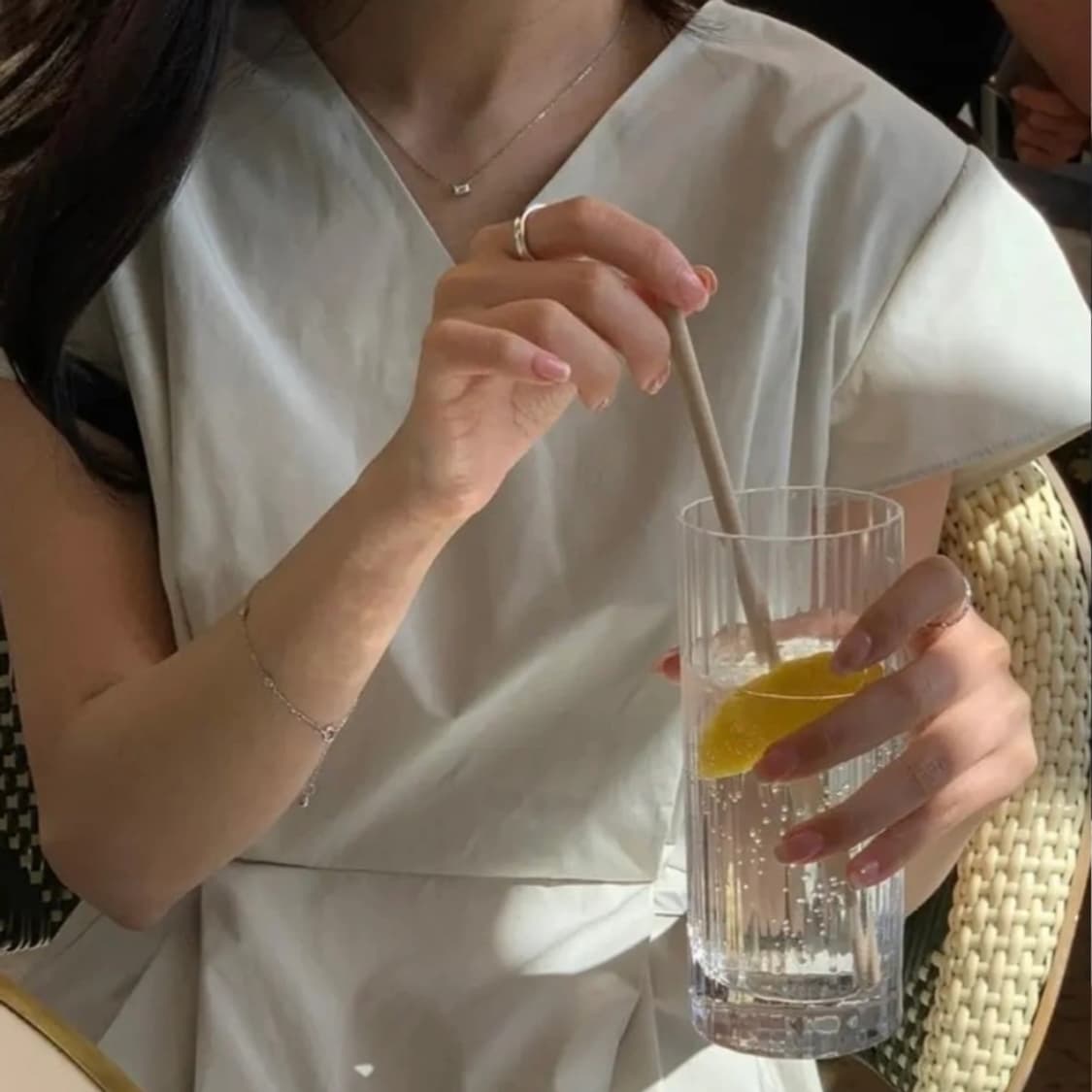 시에(SIE) 이클립스 캡 슬리브 원피스 55 아보카도 상품이미지2