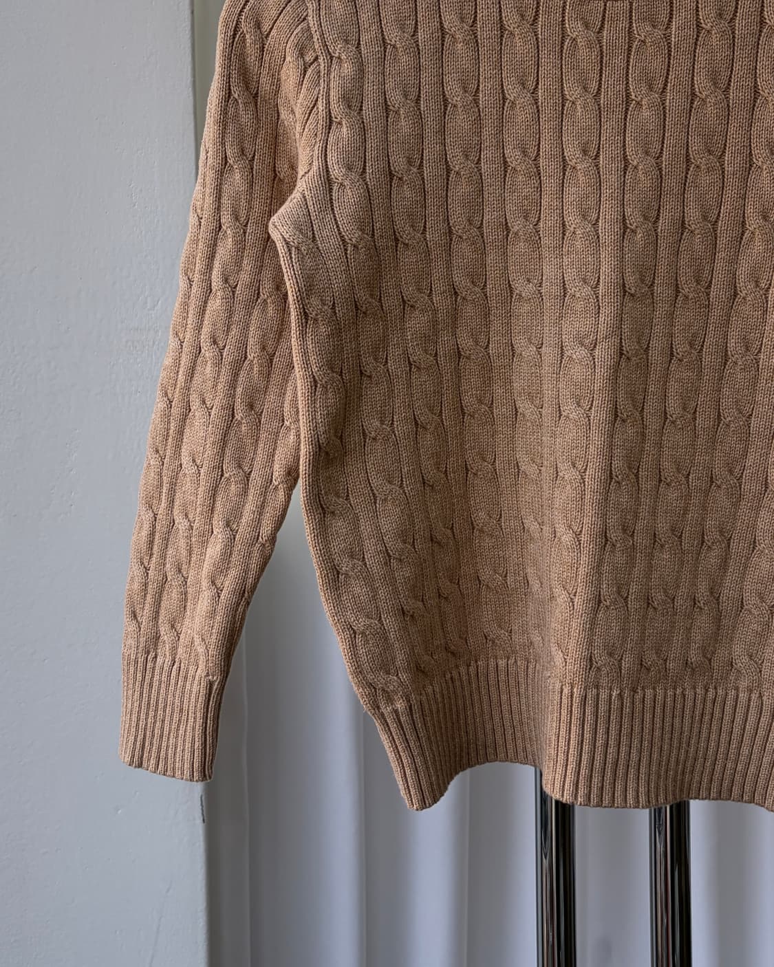 [XS]폴로 랄프로렌 꽈배기 케이블 니트 beige 상품이미지5