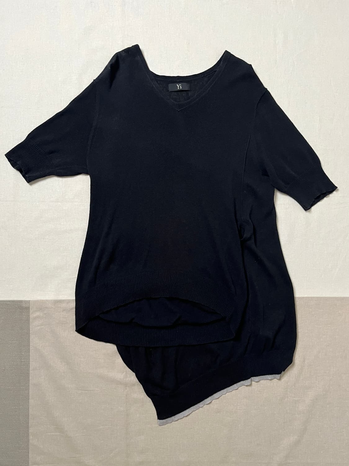요지야마모토 2way 니트 원피스 yohji 레이어드  상품이미지4