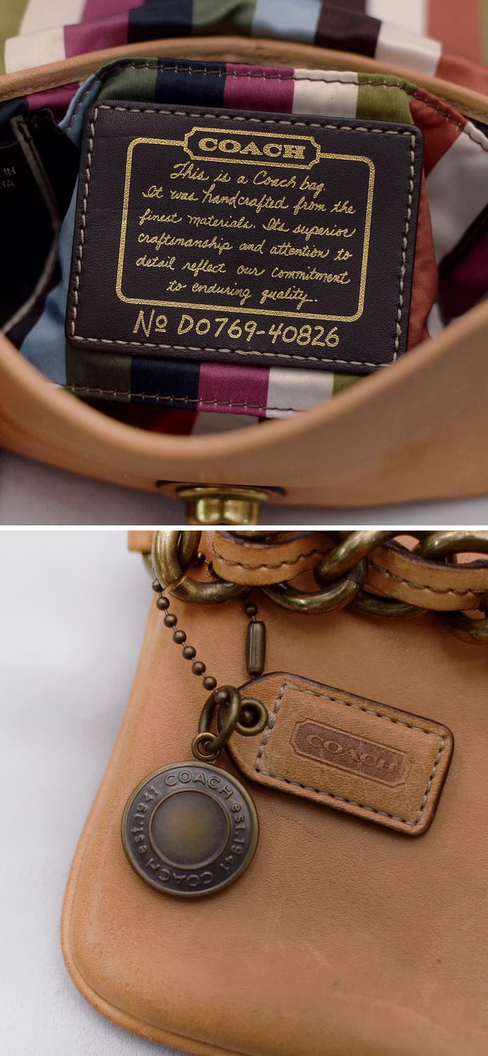 코치 (COACH) 클래식 레거시 글러브레더 체인 미니 클러치.핸들백 상품이미지10