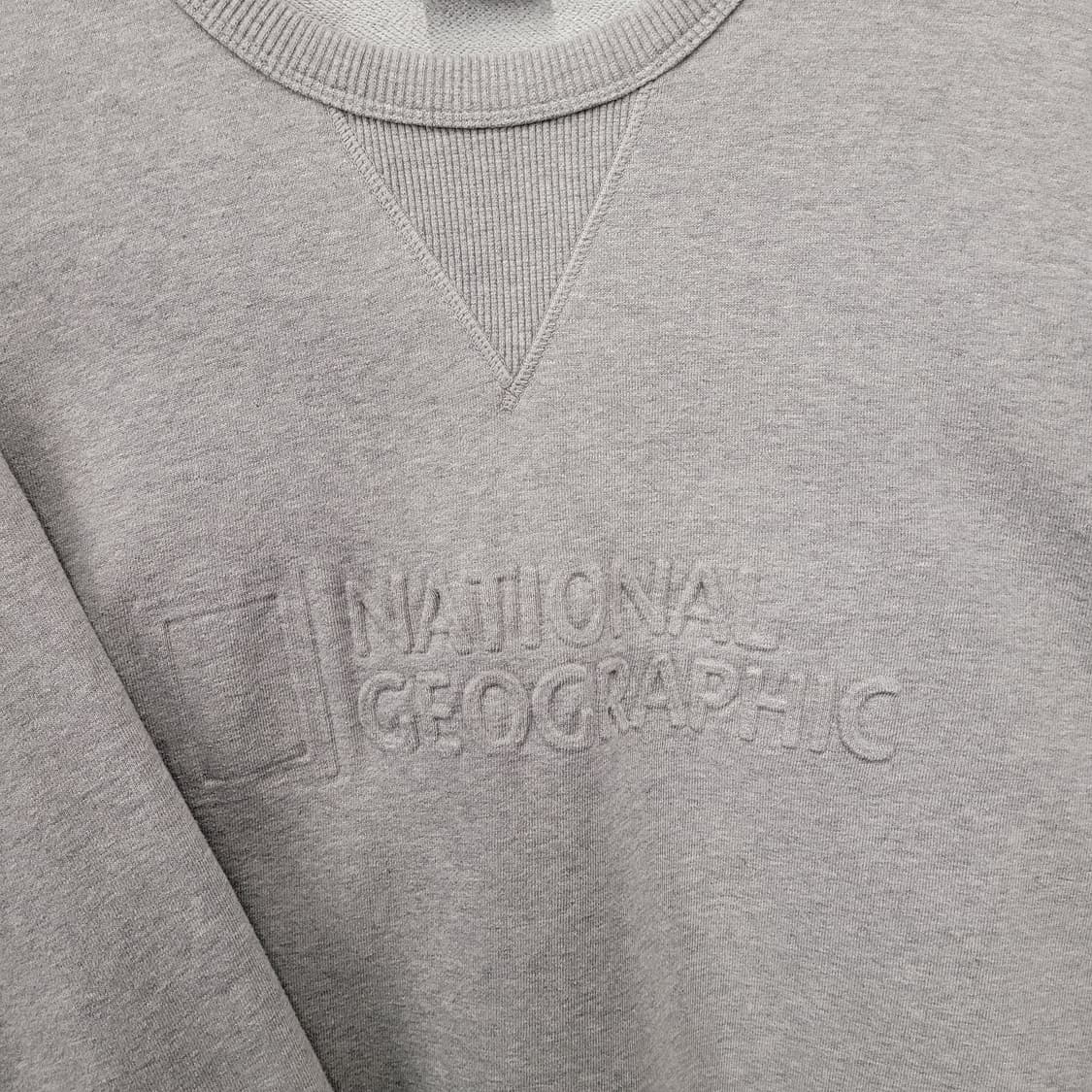 내셔널지오그래픽 맨투맨 그레이 상품이미지3