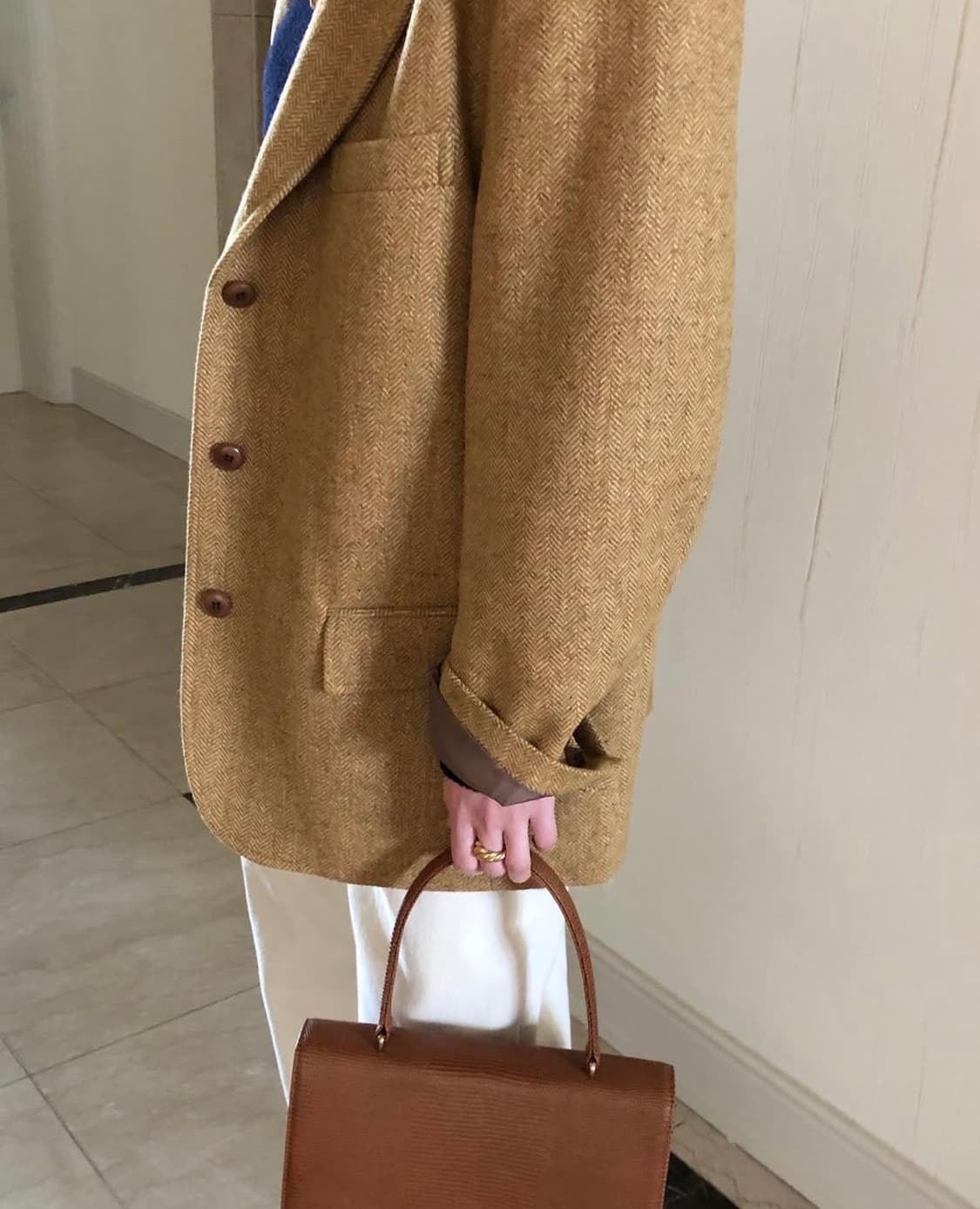 조이드비비에 빈티지헤링본자켓 상품이미지2