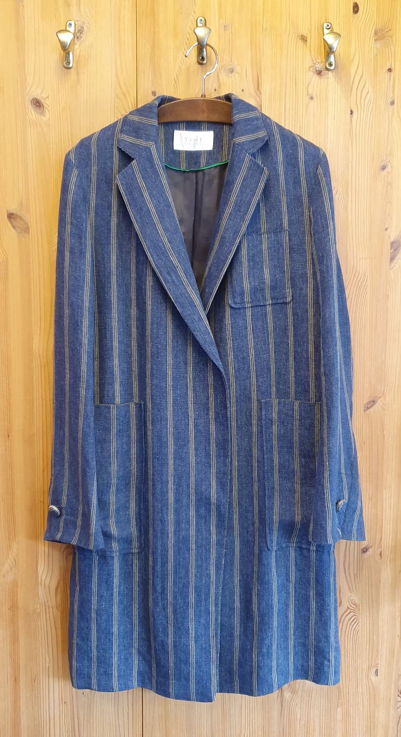 66/77.타임 오픈 린넨코트 상품이미지2