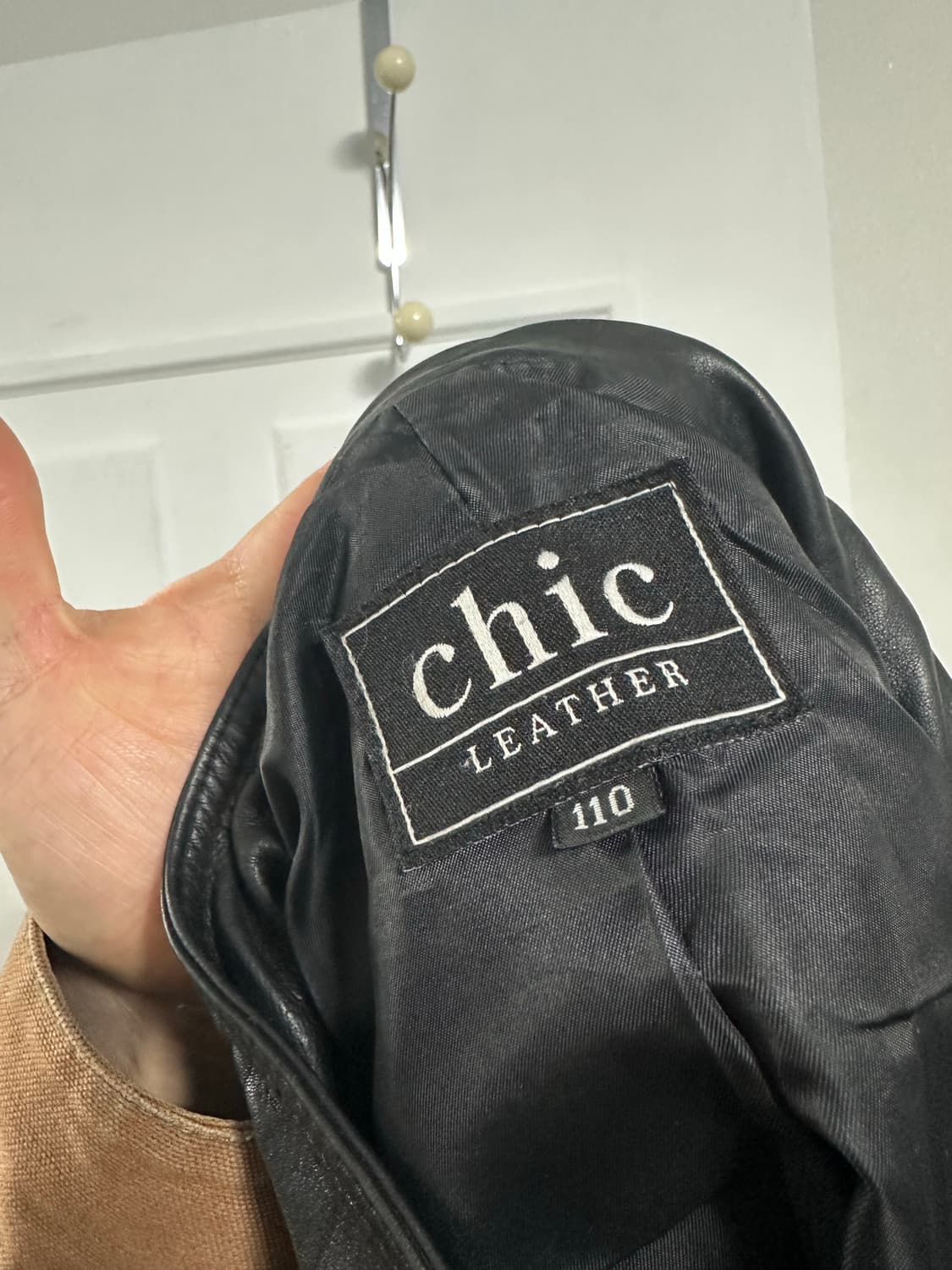 시크 램스킨 바이커자켓 상품이미지3