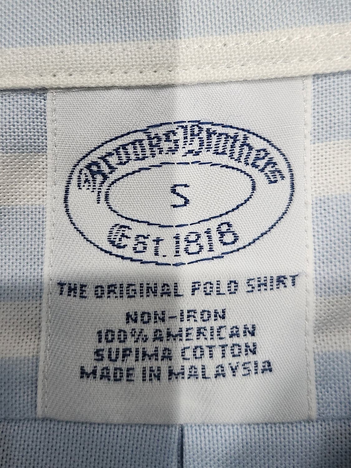 브룩스브라더스 스트라이프 셔츠 S (95-100) 상품이미지3