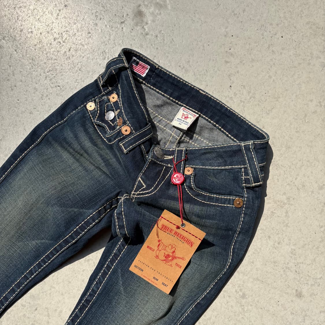 트루릴리전 조이 레인보우 플레어 핏 데님팬츠 상품이미지2