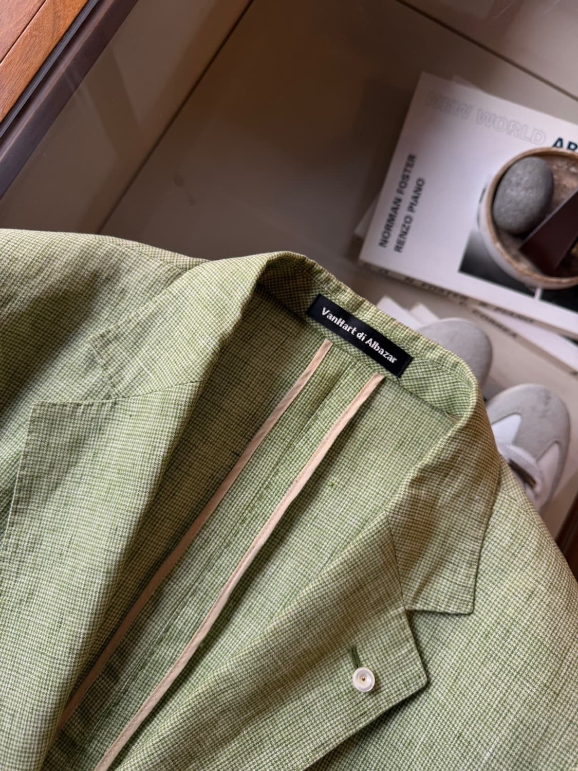 반하트 디 알바자 리넨 자켓 슬림100 상품이미지6
