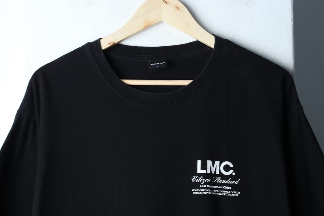 (L-XL) 엘엠씨 반팔 티셔츠 백로고 엔젤 블랙 스트릿-H32782 상품이미지3
