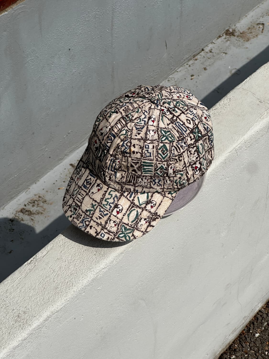 [M] BIG DOGS 패턴 빈티지 볼캡 모자 상품이미지2