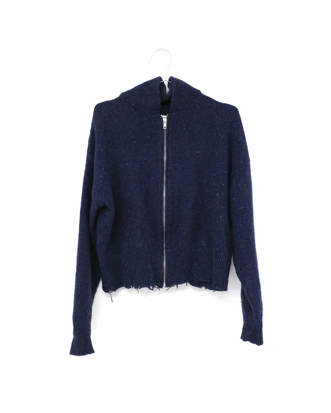 Gimaguas Wool Mock Neck Knit Zip-Up  상품이미지1