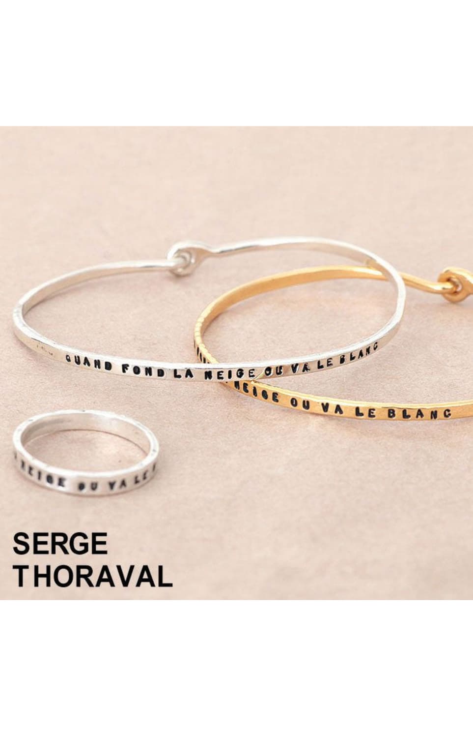 세르쥬토라발 팔찌 골드, 실버 상품이미지1