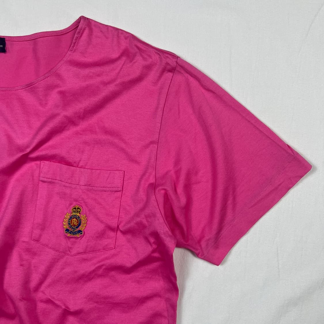 90’s 랄프로렌 ralph lauren 크레스트 로고 포켓 반팔티 상품이미지3