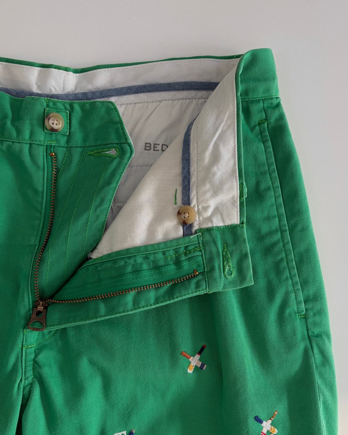 [30인치]폴로 랄프로렌 크리캣 자수 치노 하프 팬츠 상품이미지6