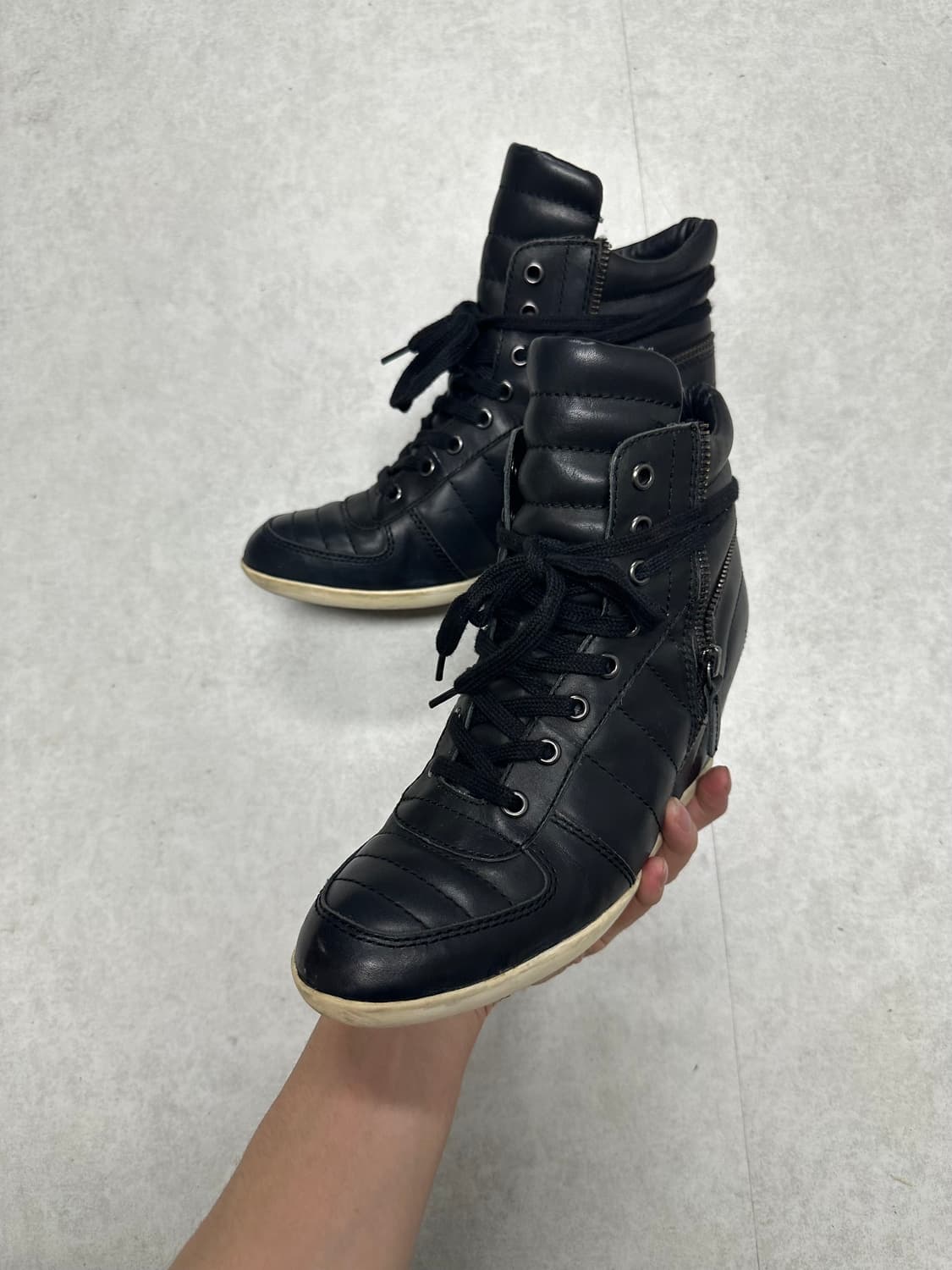 Ash 아쉬 레더 웨지힐 상품이미지7