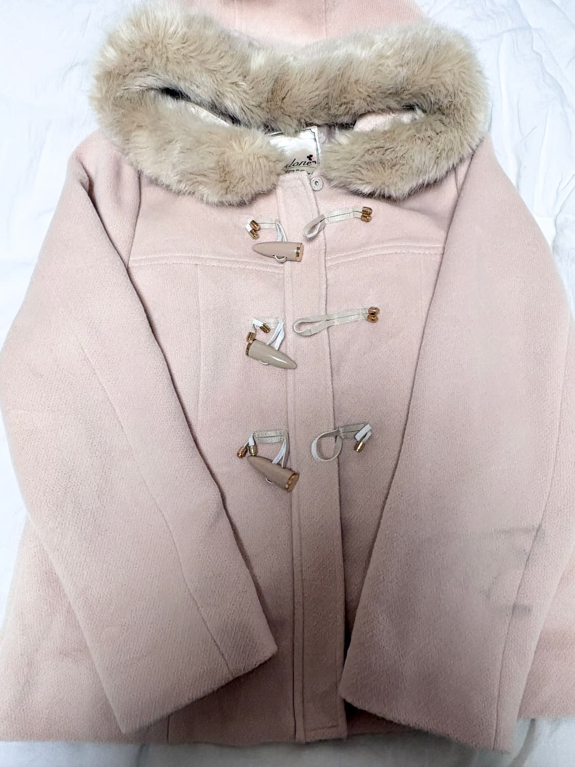 리즈리사 히메갸루 떡볶이 코트 떡코 양산형 달천 핑크 우사미미 빈티지 상품이미지1