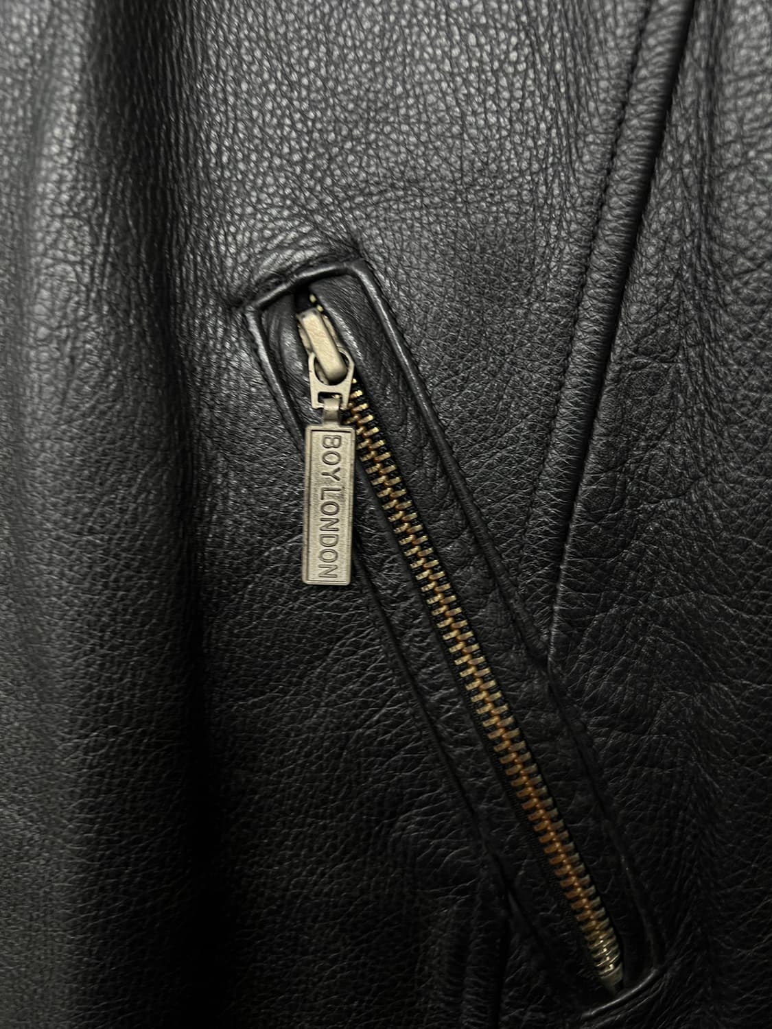 90s 보이런던 사선 라이더 자켓 상품이미지6