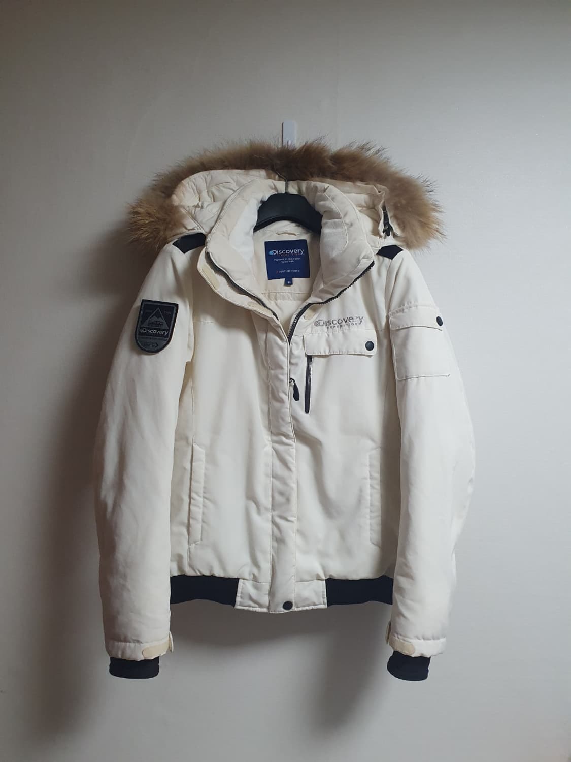 택포가 디스커버리 패딩 밀포트 구스다운패딩 아이보리 95 상품이미지2