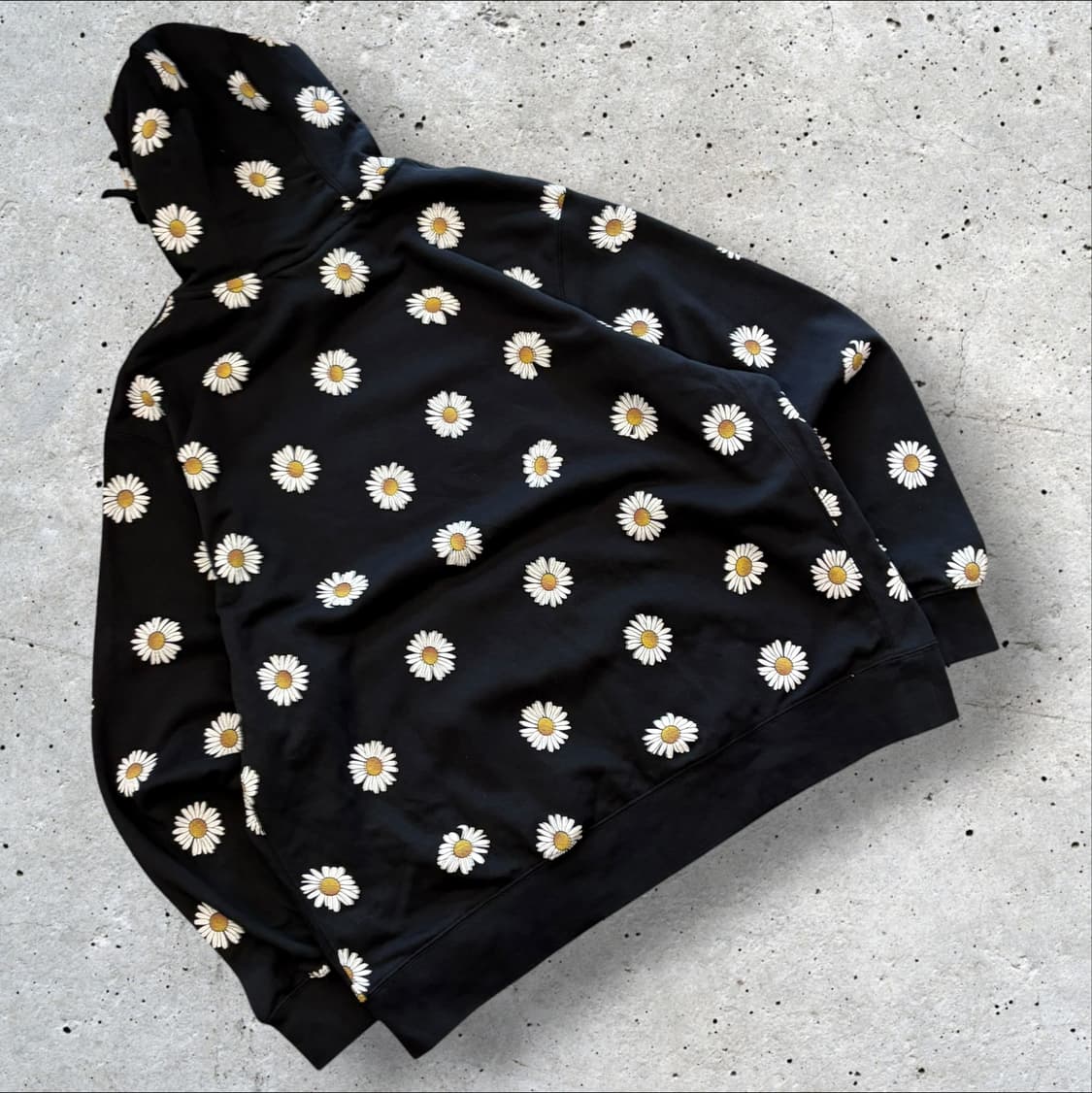 [2XL] 나이키 데이지 플라워 블랙 후드티 D607 상품이미지2