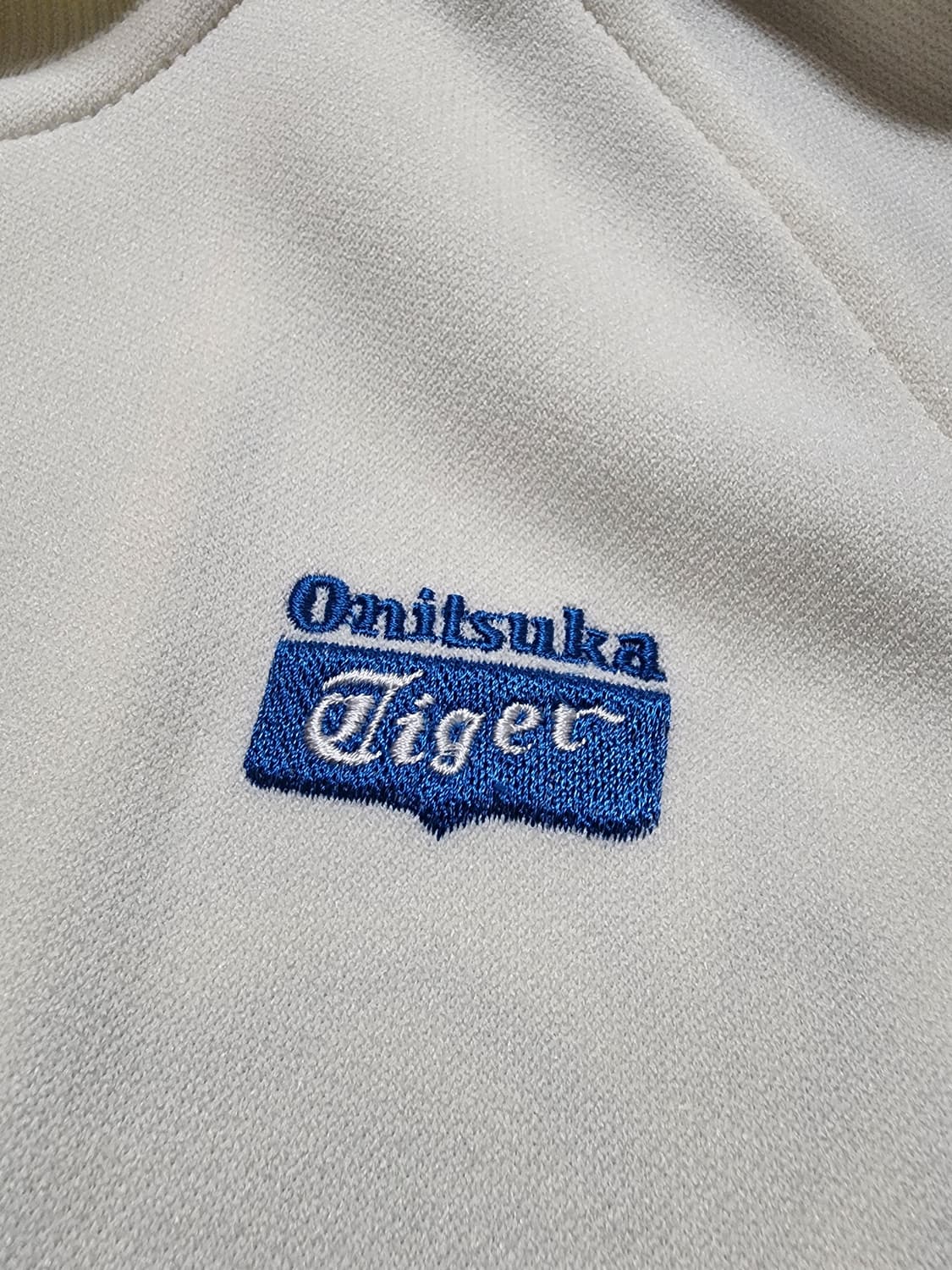 오니츠카타이거 화이트 져지 트랙탑 자켓 공용 상품이미지4