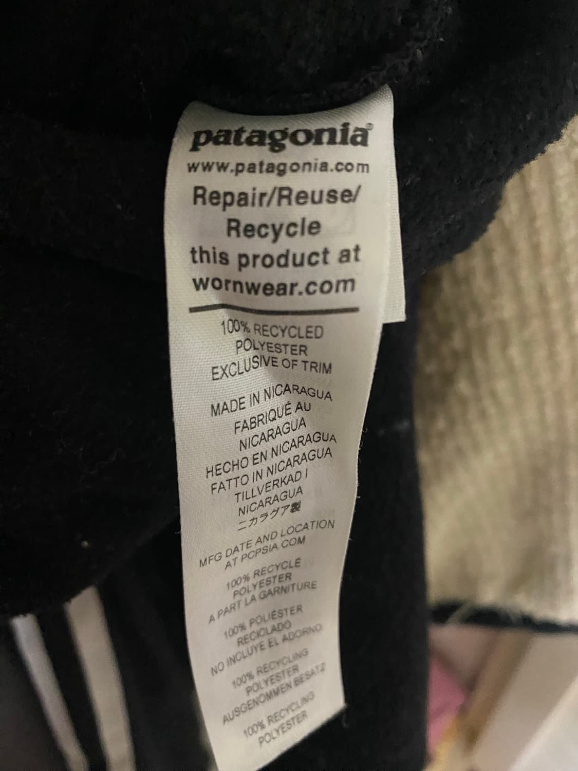 파타고니아 신칠라XS 블랙 상품이미지7
