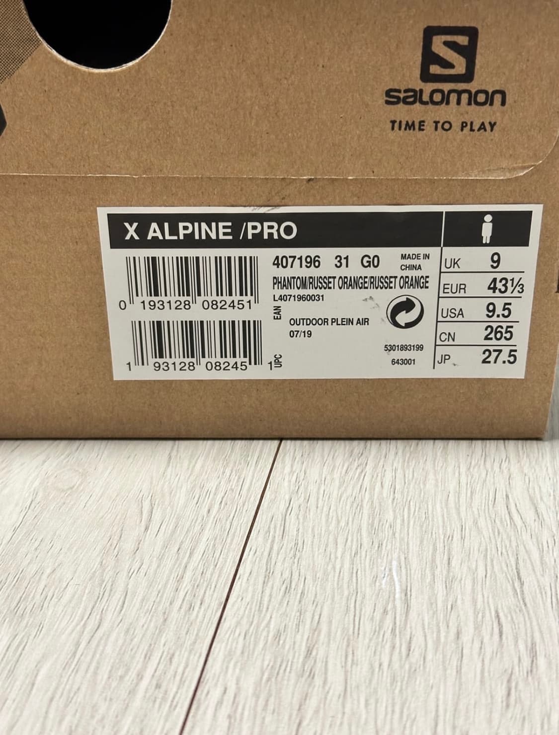 (상태 s급) Salomon  X Alpine / pro살로몬 275 상품이미지5