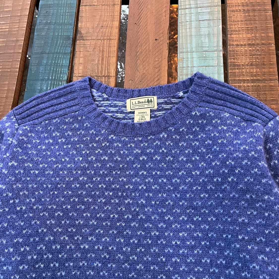 빈티지 엘엘빈 니트 스웨터 상품이미지2