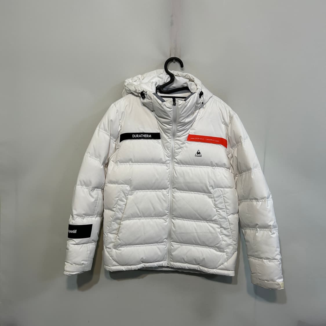 르꼬끄 남성 덕다운 패딩 95 화이트 빵빵함 상품이미지1